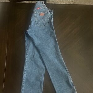 Wrangler Women's Blue Boyfriend Jeans
